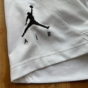 NWOT Vintage Air Jordan Nike basketball shorts white DRI-FIT size S read